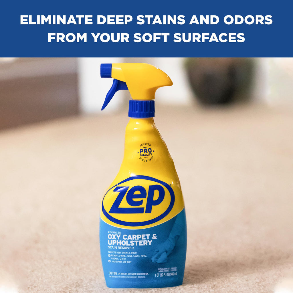 Zep ZUOXSR32 Advanced Oxy Carpet and Upholstery Stain Remover 32 Fl Oz, Pack of 1