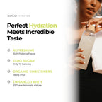 Instant Hydration Sugar Free Electrolytes Powder Packets - Lemon Lime Electrolyte Drink Mix & Travel Essentials - Post Workout Recovery, Brain Health, Muscle & Tissue Support - 20 Count