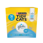 Purina Tidy Cats Clumping Cat Litter, Glade Clear Springs, 38 lb