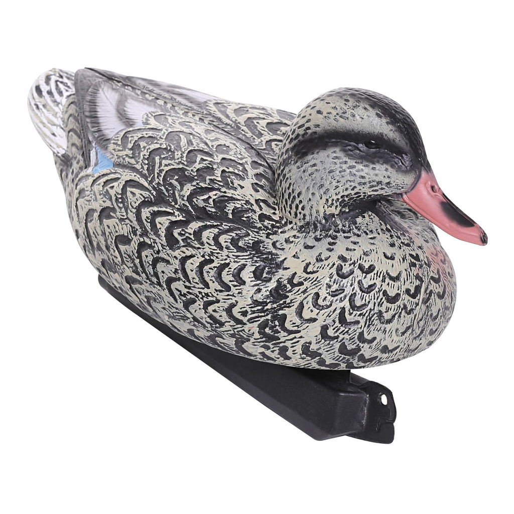 Cifavor 5 PCS Floating Mallard Duck Bait Set -2 Adult 3 Ducklings, Realistic Resin Floating Duck Bait Home Pack, Mallard Duck Bait Yard Pond Décor