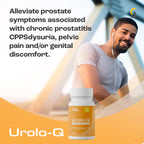 Urolo-Q Extra-Strength Prostate Support for Chronic Prostatitis, CPPS Maximum Strength Effective Prostate Health Supplements for Men – Advanced Time Release Formula with Added Pollen Extract…