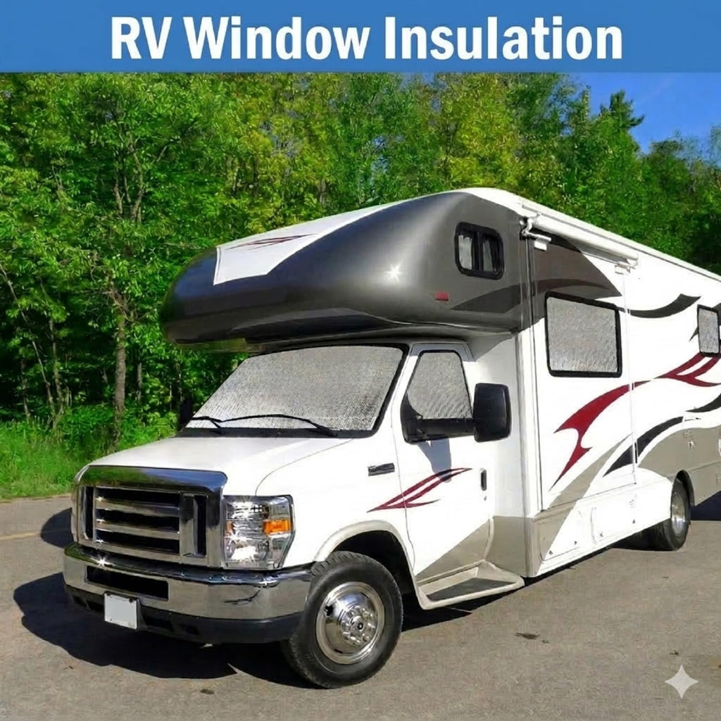YoleShy Double Reflective Insulation 24 in X 20 FT RV Window Insulation for Summer Heat Reflective Window Film for Roof, Car, Garage Doors