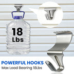 FURWEY Vinyl Siding Hooks, 20 Pack, Heavy Duty Stainless Steel