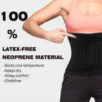 VENUZOR Waist Trainer Belt for Women - Waist Cincher Trimmer - Slimming Body Shaper Belt - Sport Girdle Belt (UP Graded)(Black,Large)