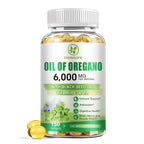 SIGNILIFE Oil of Oregano with Black Seed Oil, 6000mg Oregano Oil Capsules for Immune Support with High Carvacrol & Thymoquinone, Antioxidant, Non-GMO, Gluten Free, 150 Softgels