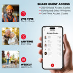 Kwikset Halo Wi-Fi Smart Lock, Keyless Entry Door Deadbolt, Geofence Auto-Unlock, Grade AAA Certified, No Hub Required Easy Install, Satin Nickel Lifetime Finish Warranty, Backlit Keypad
