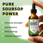 iMATCHME Soursop Graviola Liquid Drop for Cell Support & Regeneration, Immune System and Gut Health Support, Pure Soursop Bitters Liquid, High Absorption, Sugar/Gluten Free, Natural Flavor, 2 Fl Oz