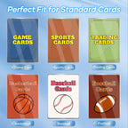 1000 Counts Card Sleeves, Matte Clear Card Sleeves Deck Card Protectors, Trading Card Sleeve Fit for MTG, Baseball, Sports, Game Cards (Matte Clear)