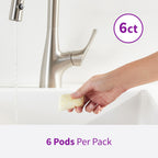 Rejuvenate Disposal Cleaner, 6 Pods, Lemon Scented Disposal And Pipe Cleaner Pods With Bio-Enzymatic Formula Help Break Down Leftover Food Waste And Remove Odors For A Clean, Fresh Disposal, 6 Pack