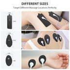 TENS Unit Electrode Pads NURSAL 20 Pack 3.5mm Snap EMS Replacement Pads for Electrotherapy Reuse More Than 30 Times, Compatible with MEDVICE,Belifu TENS Machine