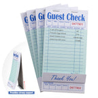 Batrical Guest Checks Server Note Pads 1000 Sheets Waitress Notepad for Restaurants (20 Books) 3.5" x 6.75" Per Ticket Book