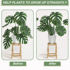 12 Pack Plant Support Stakes, Size 10"x16", Come with 15 Pcs Plant Labels, 20 Pcs Plant Clips, 7ft Plant Ties, Metal Garden Peony Cages and Supports for Potted Plants Tomato Hydrangea