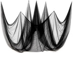2Pcs 13x10ft Ultra-fine Mesh Mosquito Net, for Halloween Black Gauze Cloth