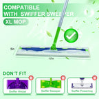 20 Count XL Wet Pads Refills for Swiffer Sweeper XL Mop, Disposable X-Large Wet Mopping Cloths, Extra Large Size Pads Refill for Multi-Surface Floor Cleaning (Mop not Included)