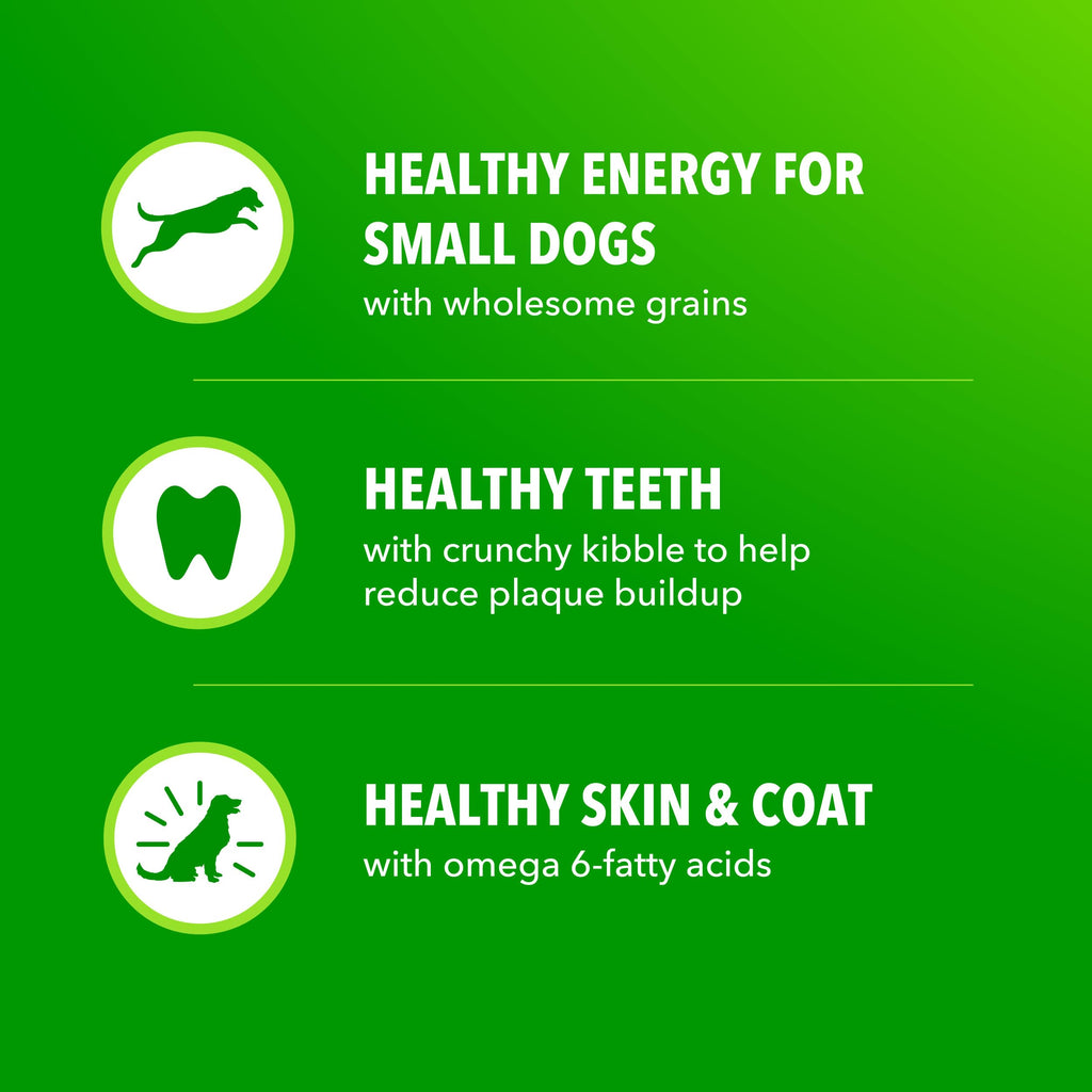 IAMS Proactive Health Small Breed Dry Dog Food, Chicken & Grain, 15 lb