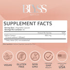 BLYSS Nutrition Saffron Supplements – Saffron Extract Pills for Women – Support Mood, Energy Boost, PMS, Mental Clarity & Metabolism - Non-GMO, Gluten Free, 60 Vegan Capsules