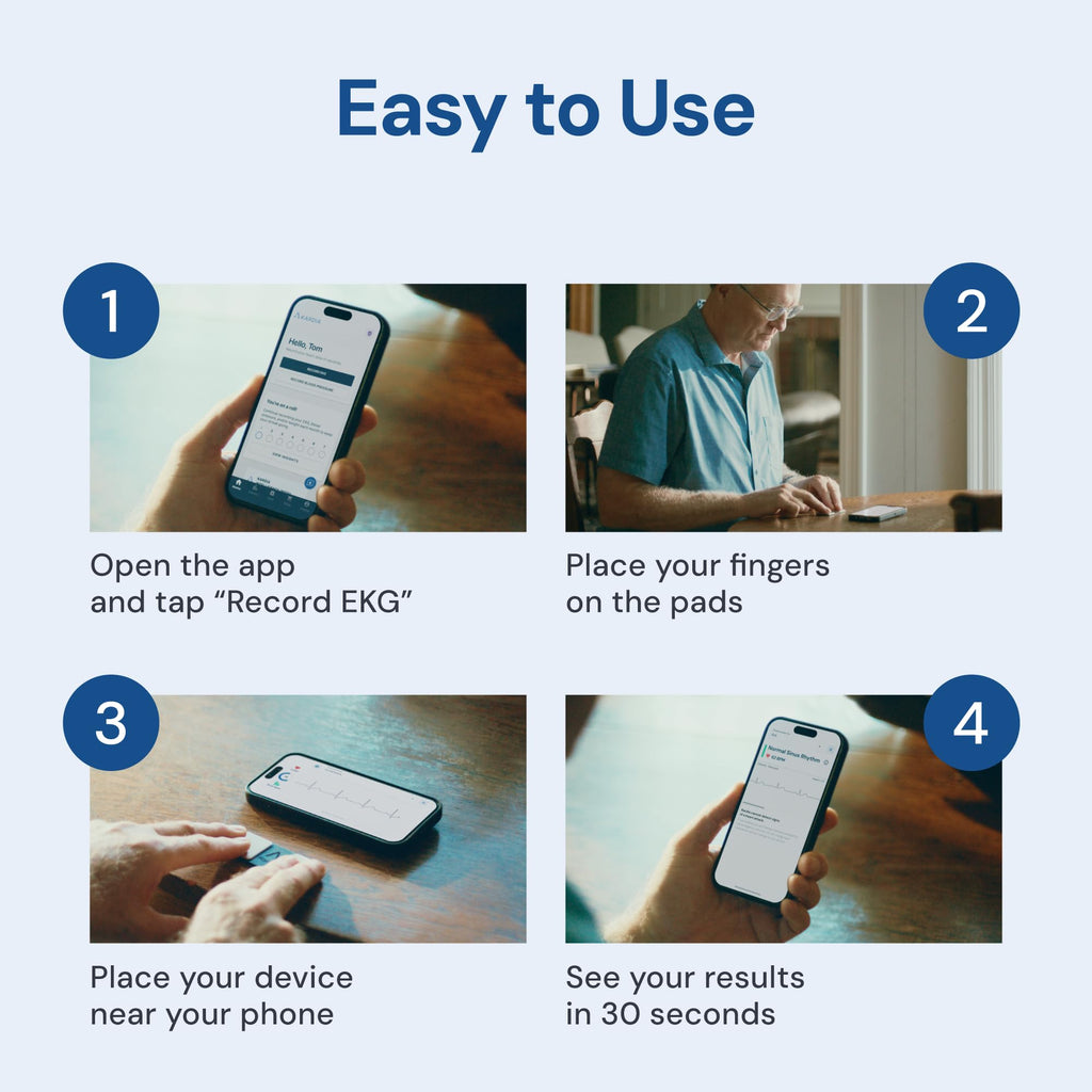 KardiaMobile 1-Lead EKG Monitor, Detects Normal AFib & Arrhythmias, HSA&FSA