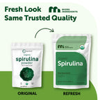 Micro Ingredients Organic Spirulina Powder, 2lb | Blue-Green Algae, Rich in Vegan Protein, Vitamins & Minerals | Source of Natural Chlorophyll & Enzymes | Non-GMO, Gluten-Free, No Additives