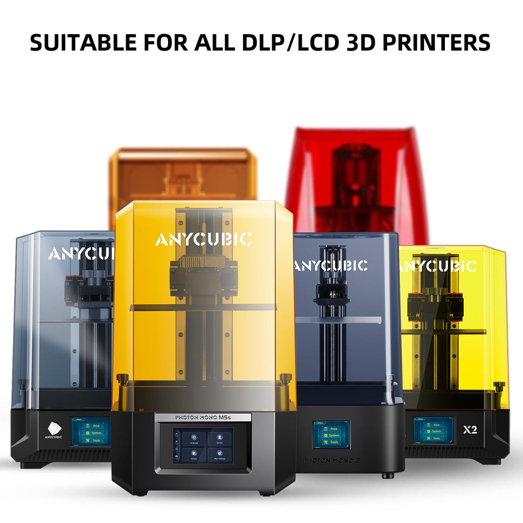ANYCUBIC 3D Printer Resin, 405nm High Precision Fast Curing UV Photopolymer Resin for LCD 3D Printing, 1kg TL Green