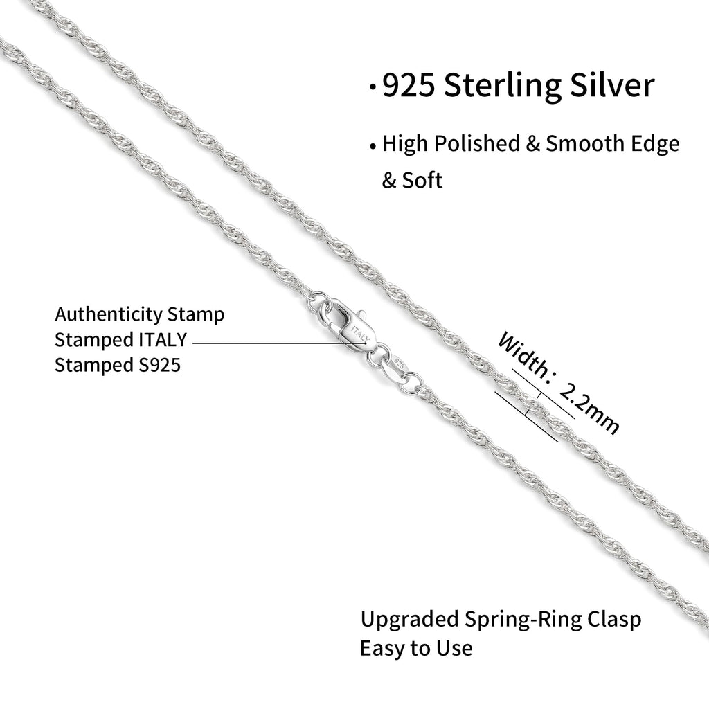 BLThing Silver Bracelets for Women 2.2mm Singapore Twist Bracelet