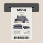 Queen Sheets Set, 4 Pieces 16" Deep Pocket Hotel Luxury Bed Sheets, Grey