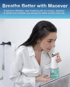 Sinus Cleaner Machine, Cordless Nasal Rinse Machine for Sinus Relief & Nasal Care, Electric Neti Pot Nasal Irrigation Sinus Rinse System Kit for Adult & Kid - Comes with 3 Tips