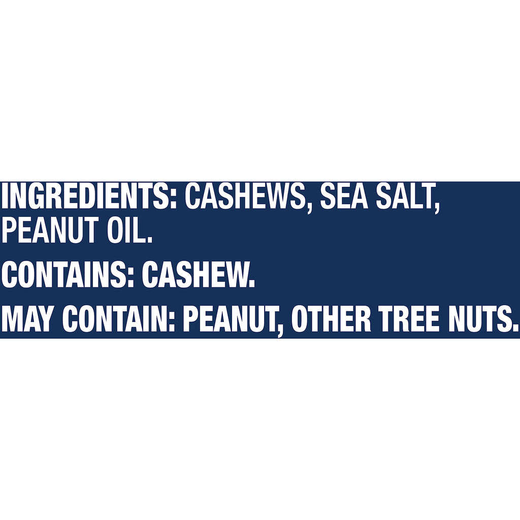 PLANTERS Deluxe Salted Whole Cashews, Plant Based Protein, 26 Oz (1 Ct)