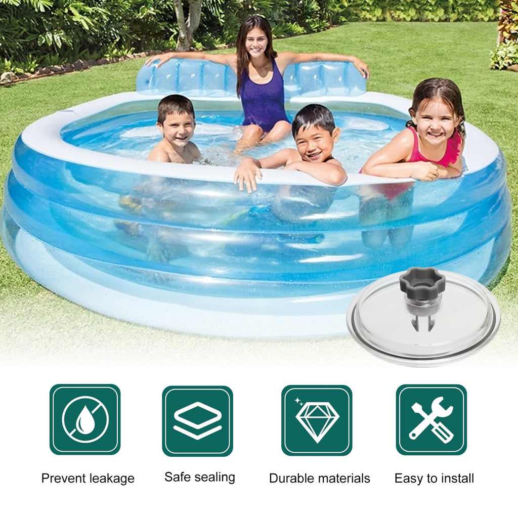 Sand Filter Pump Replacement Parts, SF15110 Pool Leaf Trap Cover Lid, Valve&O-Ring, Fits Intex 12 Inch Sand Filter Pumps, Replacement for Intex SF15110, 11823, SF80110-2, SF80110-1, ECO15110-2 Models
