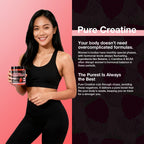 Asumtal Creatine for Women 5000 MG, Creatine Gummies, Creatine Monohydrate Supplement for Muscle Growth, Strength & Energy Support, Sugar Free Pre Workout Gummies 120 Count Raspberry Flavor