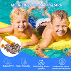 OBMAO Spa Mineral Sticks, Hot Tub Mineral Stick, Spa Mineral Sticks for Hot Tub with 4 Months Lifetime Universal for Pool&Hot Tub to Keep Water Clear(Yellow,2PCS)