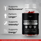 (3 Pack) Boost Power Gummies - Official BoostPower Gummys Advanced Premium Formula Maximum Strength, All Natural Daily JellyLean Vitamins Support for Overall Health & Wellness, 90 Gummies for 3 Months