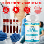 (3 Pack) GLPro Blood Capsules, Official GLPro Blood Health Support Pills with All Natural Ingredients, Advanced Formula Supplement with Maximum Strength Premium Vitamins for Women & Men (180 Capsules)
