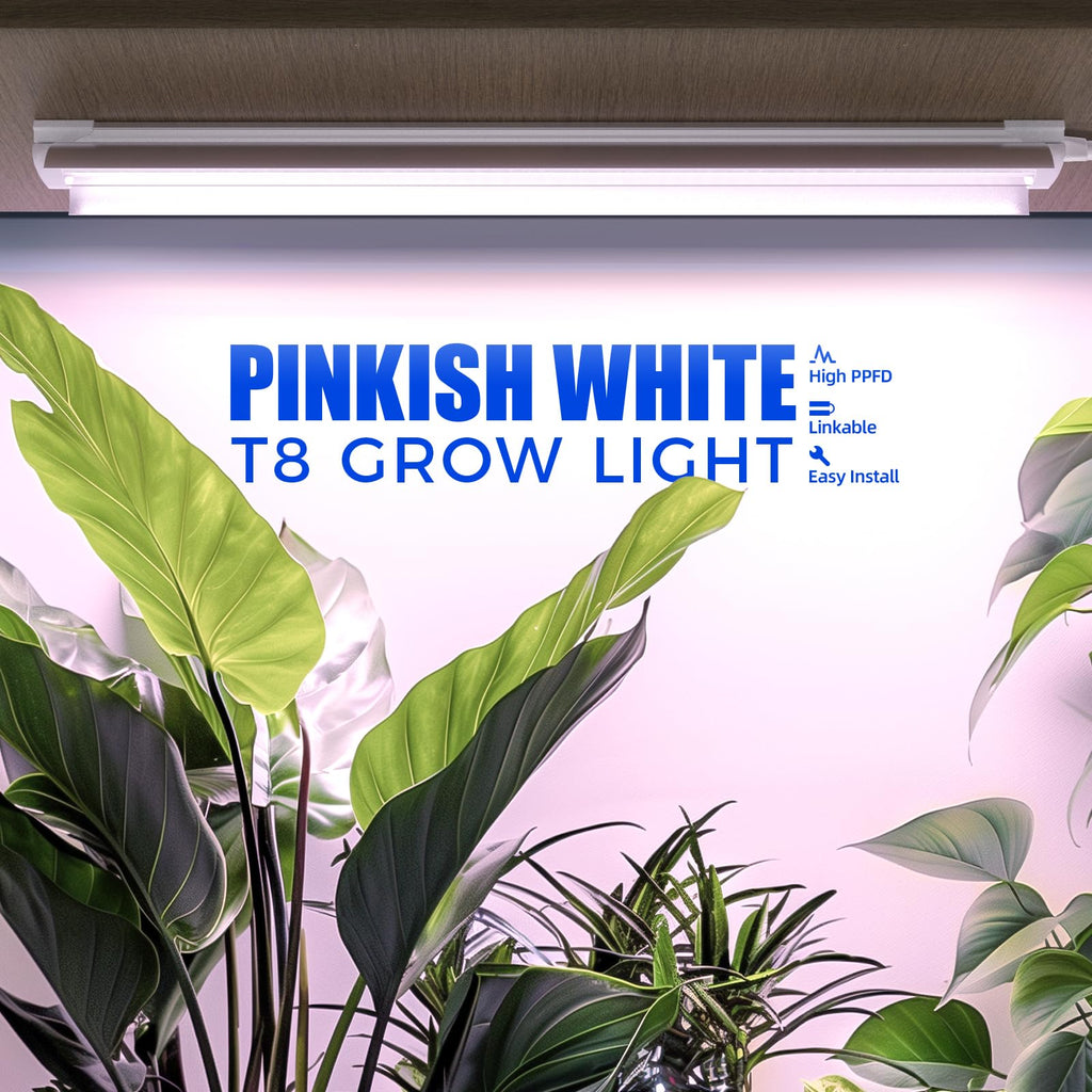 Barrina 2FT T8 LED Grow Light, Full Spectrum Plant Growing Lights, 6 Packs