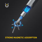 42 in1 Magnetic Screwdriver Set Precision Multi Bit Ratchet T Handle Repair Kit for Electronics, Phone, Laptop, Watch, Eyeglasses – Portable Tool Set for Home & DIY(Light Grey)