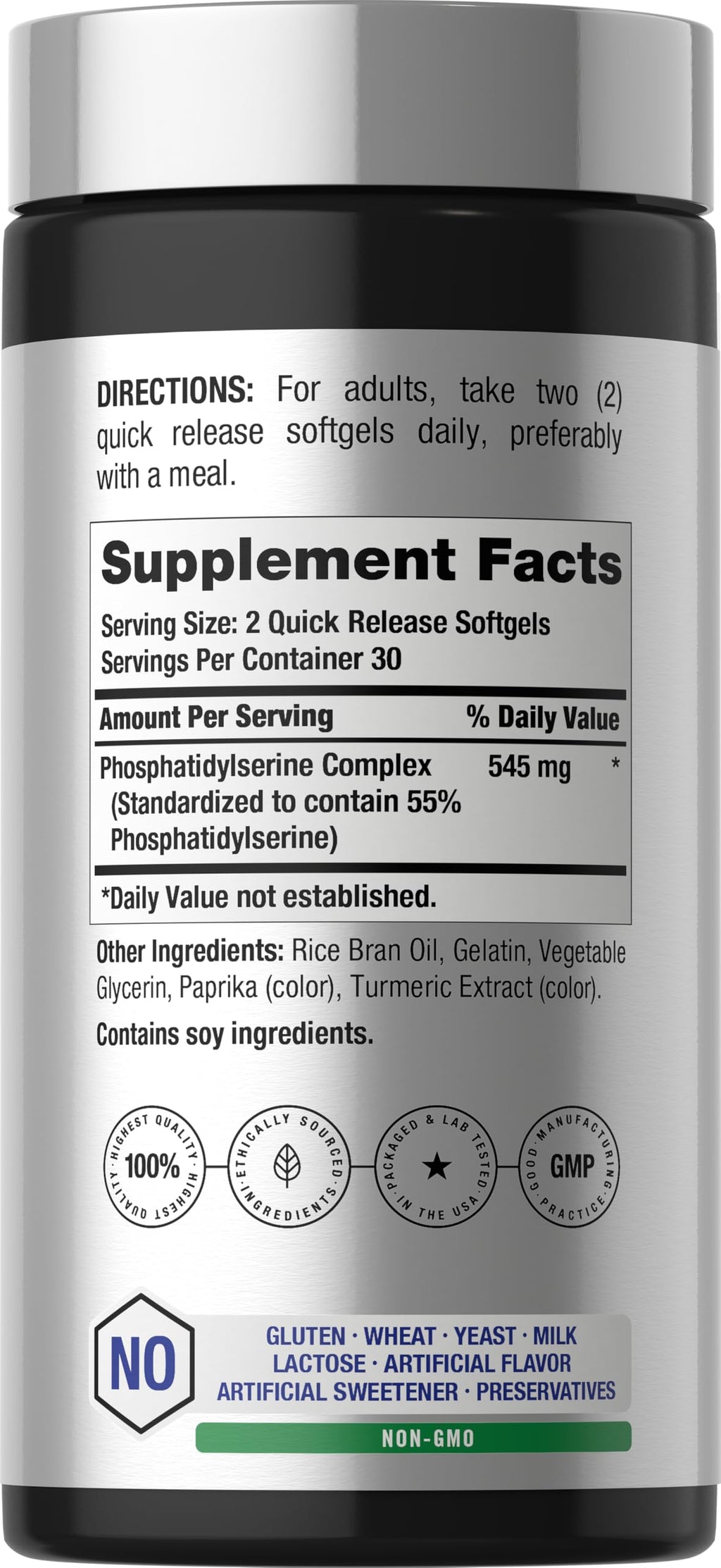 Horbäach Memory IQ Brain Support Supplement | 60 Softgels