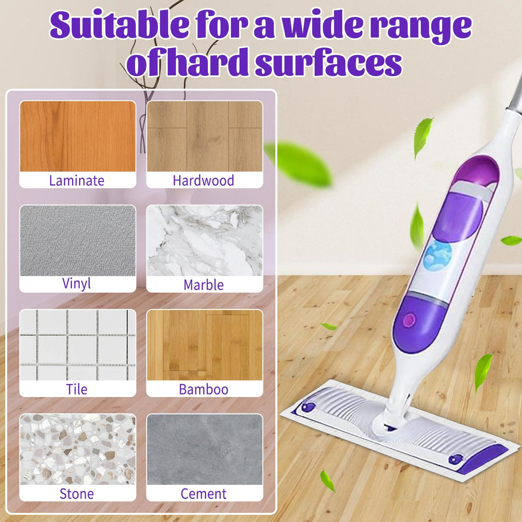 40 Pack Disposable Mop Pads Compatible with Swiffer Power Mop Pads Replacement for Swiffer Power Mop Refills, Multi-Surface Mopping Pad Refills, Wet Pads Refill for Floor Cleaning