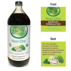 Noni One | 100% Pure Organic Noni Juice - 32oz Glass Bottle (1 qt) | Gluten-Free and Vegan Superfruit Supplement, 30 grams of Noni Juice Per Serving, Vitamin and Antioxidant Rich | Gopal's Healthfoods