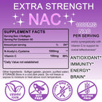 Nac Supplement N-Acetyl Cysteine, Fast Absorb Liposomal Nac 1000mg Softgels