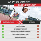 Sleeve Stars Tennis Elbow Brace for Women - Adjustable Tennis Elbow Strap, Golfers Elbow Brace for Men, Counterforce Brace for Tendonitis Relief, Fits 9"-23" (Pair/Dark Purple)