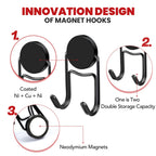 Buelkmag Magnetic Hooks for Cruise Cabins 50Lbs+ Heavy Duty Magnet Hook