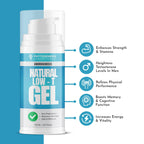 ANDROGENESIS Natural Low-T Support Gel - T Booster for Men - Muscle Recovery, Energy Booster, Healthy Aging
