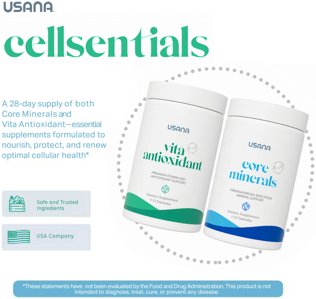 Core Cellsentials USANA CellSentials - Core Minerals and Vita Antioxidant with ...