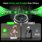 3 in 1 Mag-Safe Wireless Charger Stand for iPhone Apple Watch AirPods