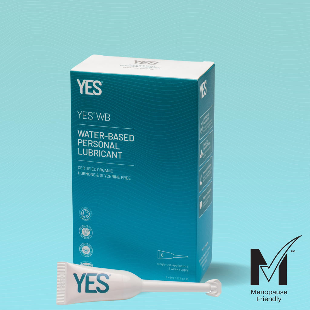 YES WB Applicators Organic Water Based Natural Personal Lubricant, 6 x 5ml