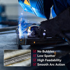 ARCCAPTAIN Flux Core Welding Wire .030, E71T-GS Mig Welding Wire 2-Pound Spool Gasless Mild Carbon Steel Compatible With Lincoln Miller Forney Harbor Welder