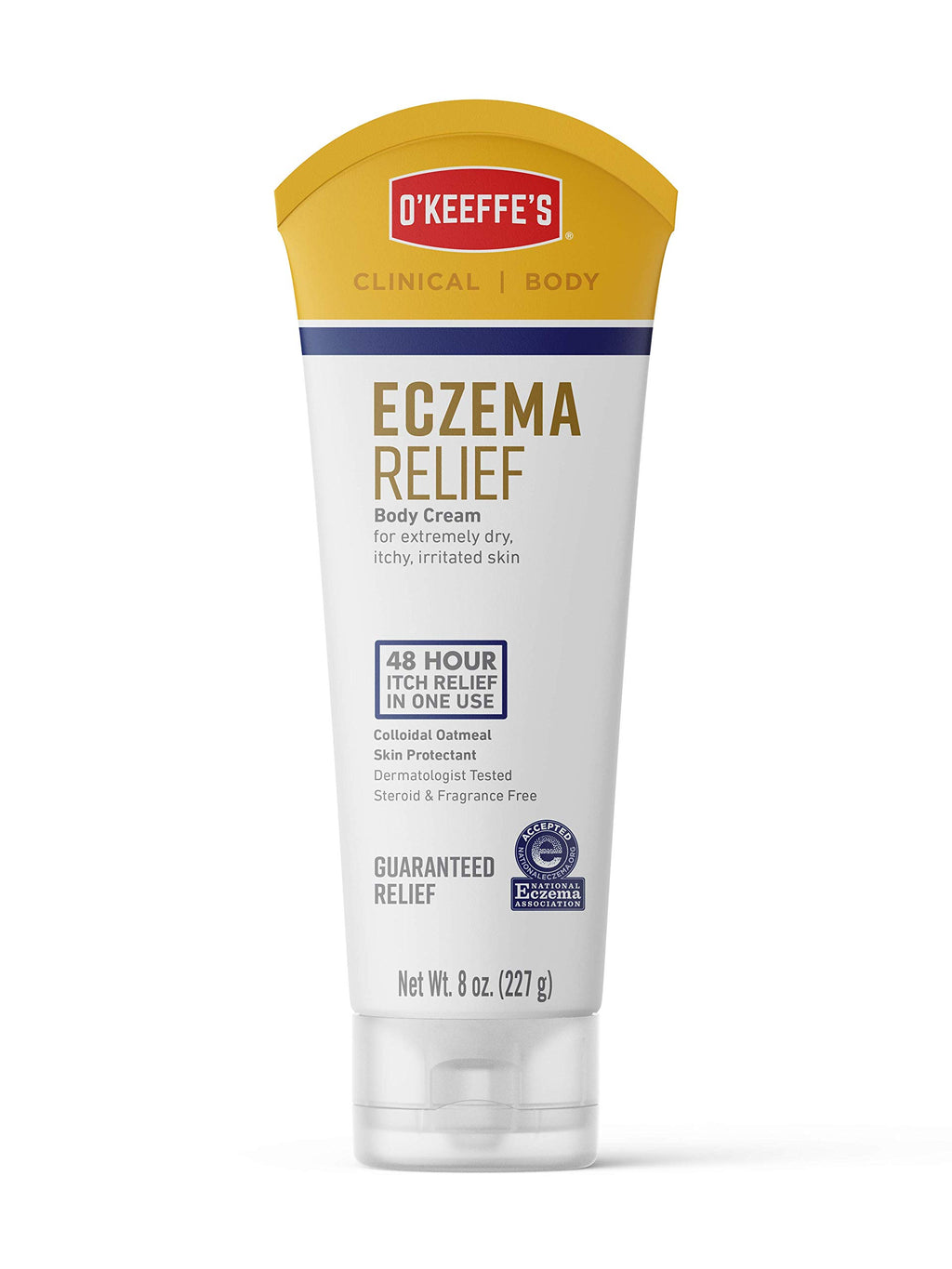 O'Keeffe's Eczema Relief Skin Protectant Body Cream, 8 Ounce Tube