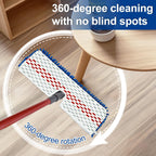 Mop Heads Replacements for Ocedar 3-Action Microfiber Flip Mop, 3 Pack Double Sided Mop Replace Head Mop Refills with Microfiber & Chenille for Dry Wet Use, Reusable, Machine Washable