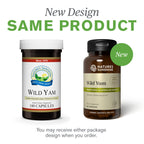 Nature's Sunshine Wild Yam Capsules - Herbal Gladular Support (100 Capsules)