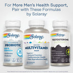 SOLARAY Spectro Multivitamin for Men - Cellular Energy, Heart Health, Immune Support - 45 Vitamins and Minerals w/Vitamin A, Vitamin C, D, Zinc, Digestive Enzymes, CoQ10, 60-Day Guarantee, 30 Serv.