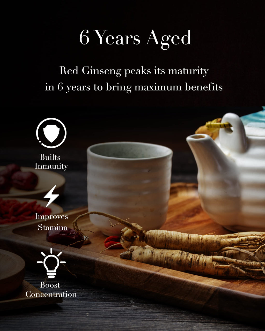 IL HWA 300g(100p x 3g) Korean Ginseng Roots Extract Tea, High Ginsenoside Rg1+Rb1+Rg3=10mg